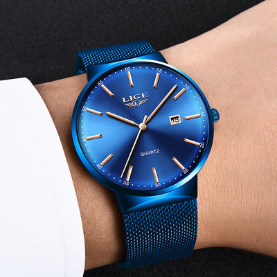 Reloj Deportivo Ultra Delgado con Correa Mesh Impermeable - Image 3