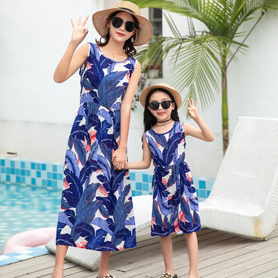 Conjunto Playero para Mamá e Hija: Falda Larga y Top - Image 12