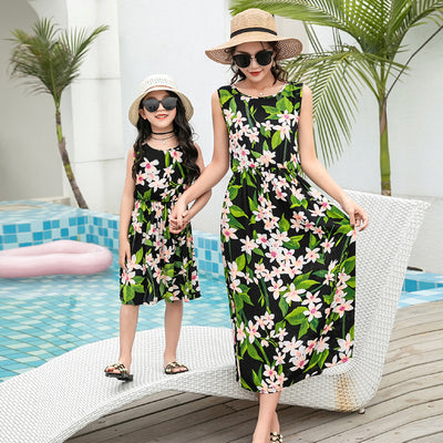 Conjunto Playero para Mamá e Hija: Falda Larga y Top - Image 13