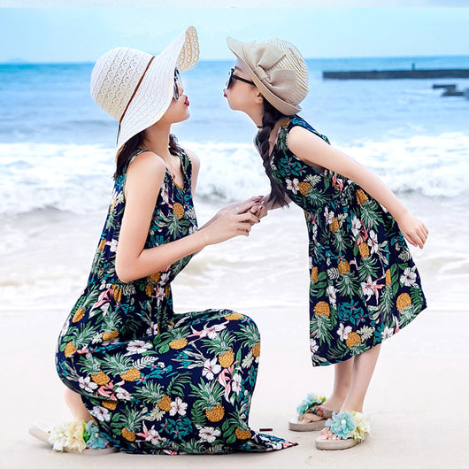 Conjunto Playero para Mamá e Hija: Falda Larga y Top - Image 18