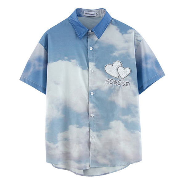 Playera Pareja Bordada Love Estilo Casual Floral Manga Corta