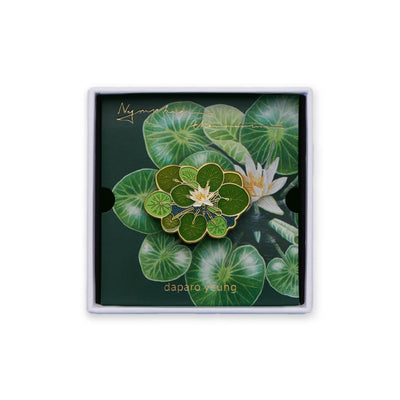 Broche Luminoso Flor de Loto Diseñador - Joya Fluorescente Día de la Reina - Image 9