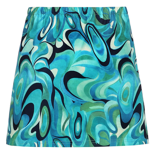 Falda Pantalón Mujer Estampado Onda Vórtex con Abertura - Image 12