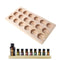 Caja Organizadora de Madera para Aceites Esenciales con Soporte de Exhibición