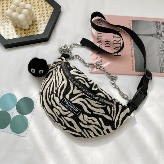 Bolsa Mensajera Cebra Multiusos - Bandolera, Cintura y Pecho - Image 12