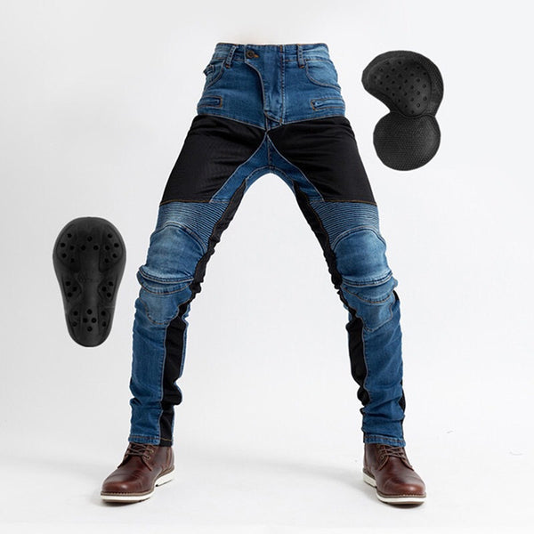 Pantalones de Ciclismo con Protección Antiimpacto y Tela Transpirable