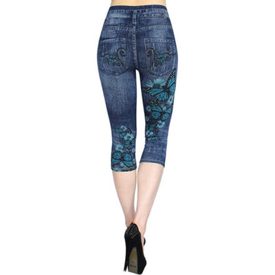Leggins Capri Efecto Denim - Comodidad y Estilo - Image 14
