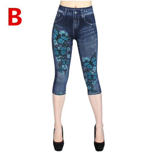 Leggins Capri Efecto Denim - Comodidad y Estilo - Image 15