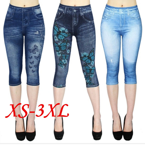 Leggins Capri Efecto Denim - Comodidad y Estilo