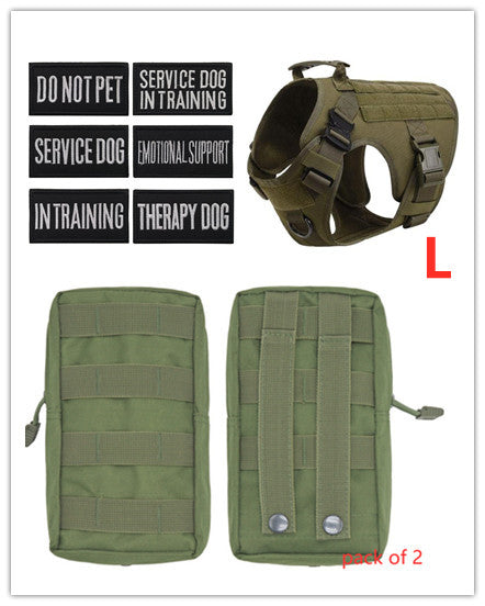 Arnés Táctico Militar Ajustable para Perros Pastor Alemán - Image 13