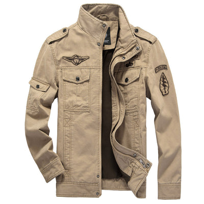 Chaqueta Militar Táctica de Algodón para Hombre - Talla Grande Estilo Casual Europeo - Image 5