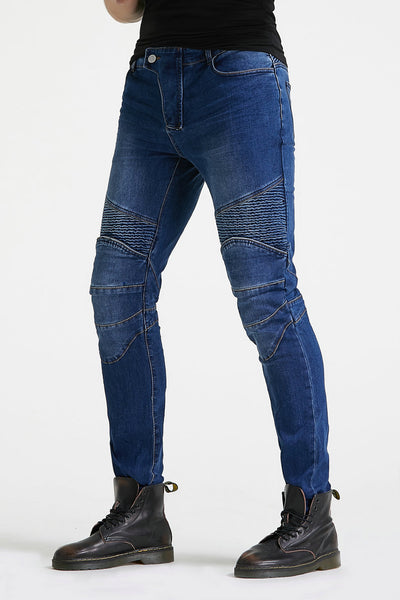 Pantalones de Motociclista Resistentes a Caídas - Jeans Rectos para Carreras - Image 14