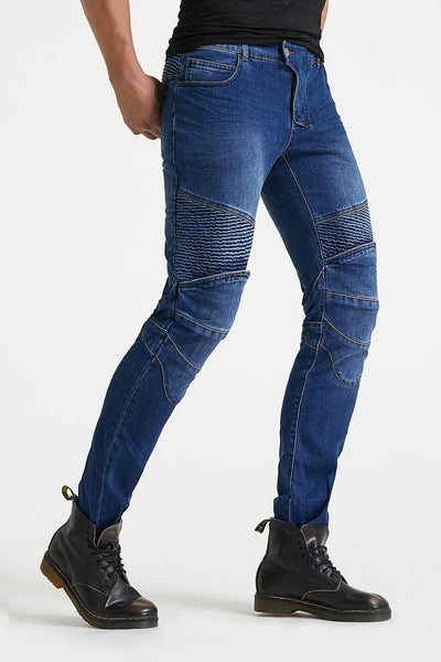 Pantalones de Motociclista Resistentes a Caídas - Jeans Rectos para Carreras - Image 19
