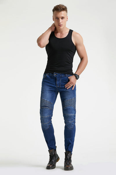 Pantalones de Motociclista Resistentes a Caídas - Jeans Rectos para Carreras - Image 6