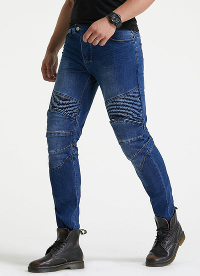 Pantalones de Motociclista Resistentes a Caídas - Jeans Rectos para Carreras - Image 3