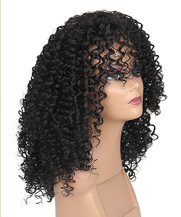Turbante Elegante con Peluca Integrada - Volumen Explosivo para Cabello Afro - Image 3