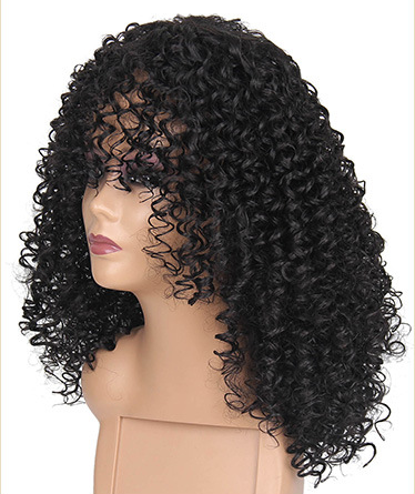 Turbante Elegante con Peluca Integrada - Volumen Explosivo para Cabello Afro