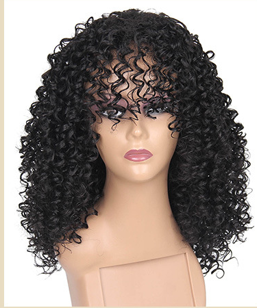 Turbante Elegante con Peluca Integrada - Volumen Explosivo para Cabello Afro - Image 5