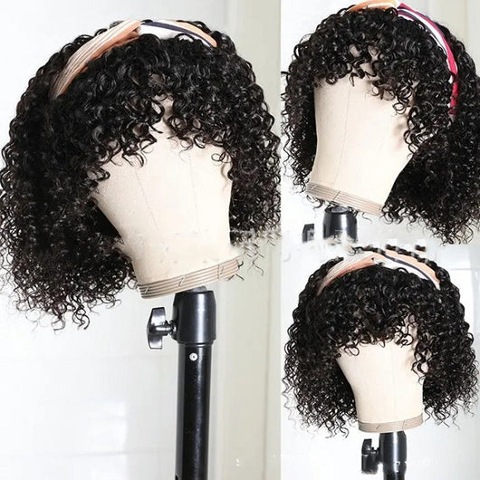Turbante Elegante con Peluca Integrada - Volumen Explosivo para Cabello Afro - Image 9