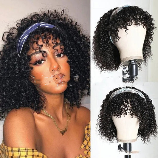 Turbante Elegante con Peluca Integrada - Volumen Explosivo para Cabello Afro - Image 7