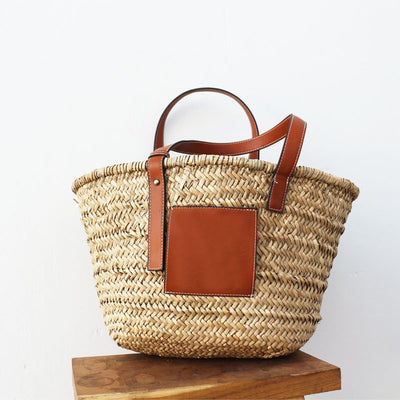 Bolsa Femenina Estilo Canasta de Compras - Image 10