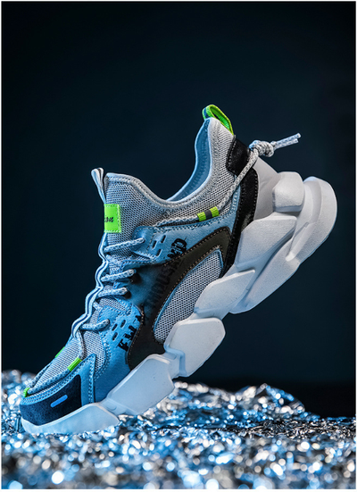 Zapatos Deportivos Casuales para Hombre Malla Transpirable Estilo Coreano con Detalles Reflectantes - Image 12