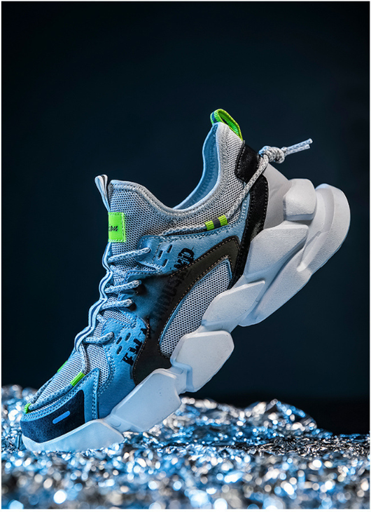 Zapatos Deportivos Casuales para Hombre Malla Transpirable Estilo Coreano con Detalles Reflectantes - Image 12