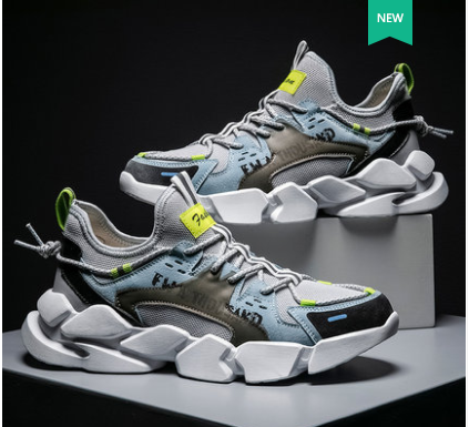 Zapatos Deportivos Casuales para Hombre Malla Transpirable Estilo Coreano con Detalles Reflectantes - Image 11