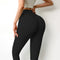 Pantalones Yoga Cintura Alta Efecto Levantador con Doble Textura Arenada