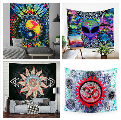 Tapiz de Pared Bohemio Série Alienígena para Dormitorio - Image 2