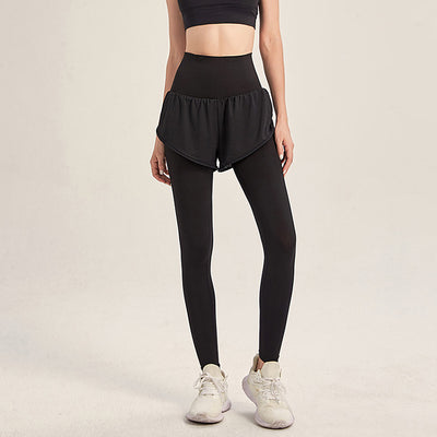 Pantalones Yoga Deportivos Mujer Diseño Dos Capas - Leggins Fitness de 9/10 - Image 8