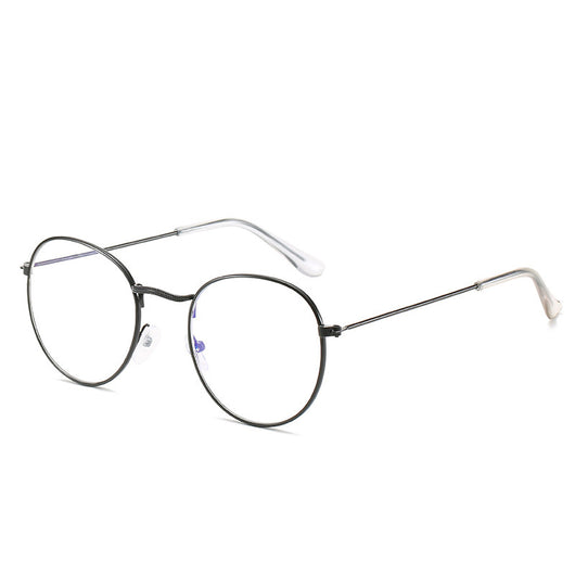 Gafas Vintage con Montura Metálica y Filtro Luz Azul para Mujer