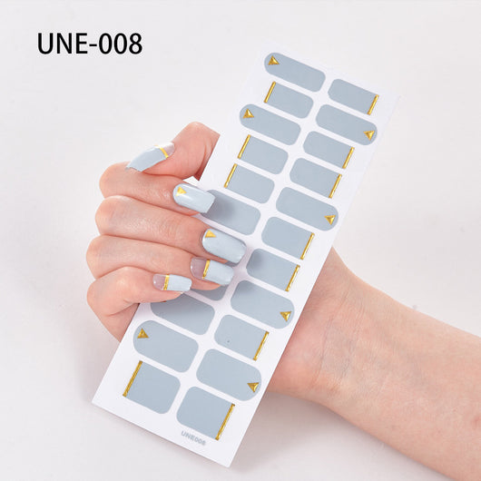 Pegatinas de Uñas 3D Navideñas Estilo Europeo - Impermeables y Desprendibles 22 Puntas - Image 8