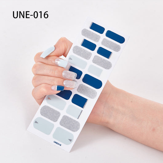 Pegatinas de Uñas 3D Navideñas Estilo Europeo - Impermeables y Desprendibles 22 Puntas - Image 16