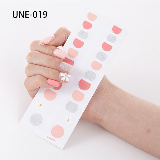 Pegatinas de Uñas 3D Navideñas Estilo Europeo - Impermeables y Desprendibles 22 Puntas - Image 19