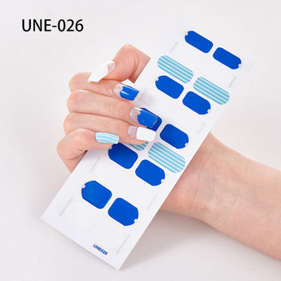 Pegatinas de Uñas 3D Navideñas Estilo Europeo - Impermeables y Desprendibles 22 Puntas - Image 26
