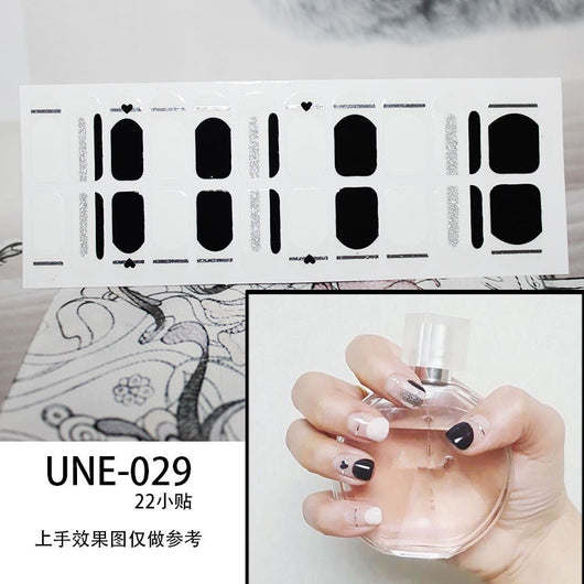 Pegatinas de Uñas 3D Navideñas Estilo Europeo - Impermeables y Desprendibles 22 Puntas - Image 29