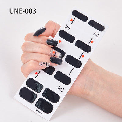 Pegatinas de Uñas 3D Navideñas Estilo Europeo - Impermeables y Desprendibles 22 Puntas - Image 3