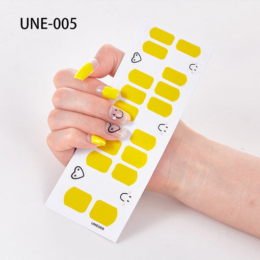 Pegatinas de Uñas 3D Navideñas Estilo Europeo - Impermeables y Desprendibles 22 Puntas - Image 5