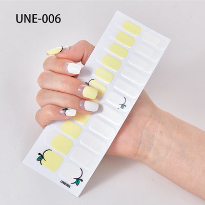 Pegatinas de Uñas 3D Navideñas Estilo Europeo - Impermeables y Desprendibles 22 Puntas - Image 6