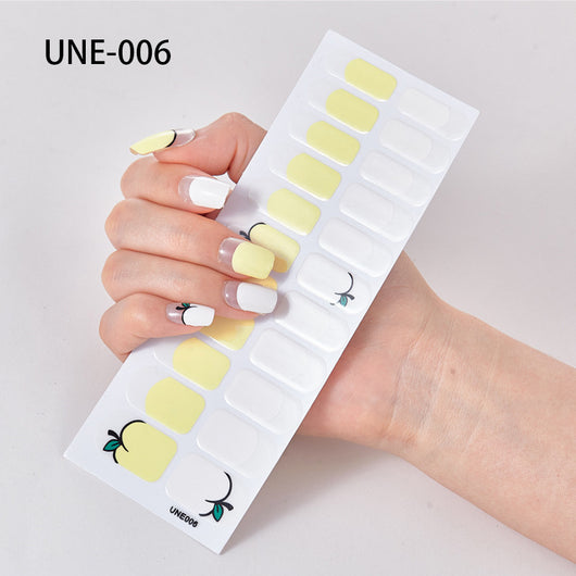 Pegatinas de Uñas 3D Navideñas Estilo Europeo - Impermeables y Desprendibles 22 Puntas - Image 6