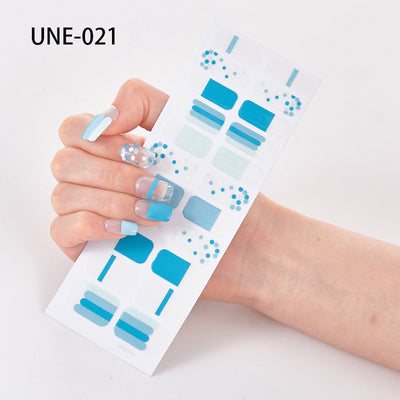 Pegatinas de Uñas 3D Navideñas Estilo Europeo - Impermeables y Desprendibles 22 Puntas - Image 21