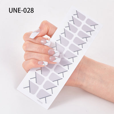 Pegatinas de Uñas 3D Navideñas Estilo Europeo - Impermeables y Desprendibles 22 Puntas - Image 28
