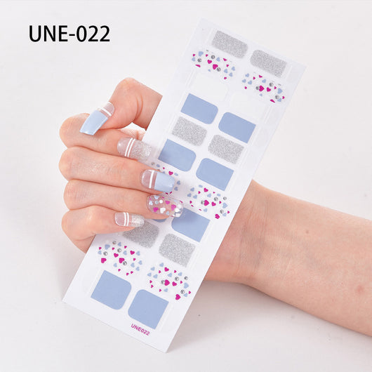 Pegatinas de Uñas 3D Navideñas Estilo Europeo - Impermeables y Desprendibles 22 Puntas - Image 22