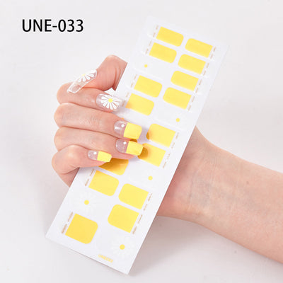 Pegatinas de Uñas 3D Navideñas Estilo Europeo - Impermeables y Desprendibles 22 Puntas - Image 33