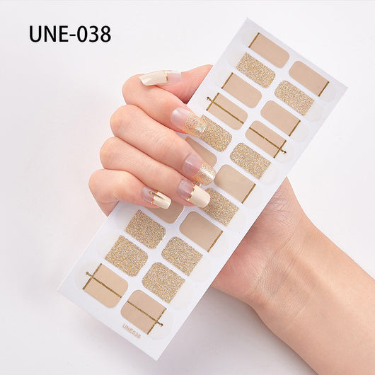 Pegatinas de Uñas 3D Navideñas Estilo Europeo - Impermeables y Desprendibles 22 Puntas - Image 38