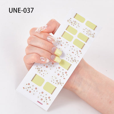 Pegatinas de Uñas 3D Navideñas Estilo Europeo - Impermeables y Desprendibles 22 Puntas - Image 37
