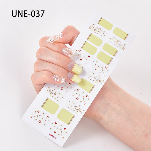 Pegatinas de Uñas 3D Navideñas Estilo Europeo - Impermeables y Desprendibles 22 Puntas - Image 37