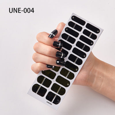 Pegatinas de Uñas 3D Navideñas Estilo Europeo - Impermeables y Desprendibles 22 Puntas - Image 4