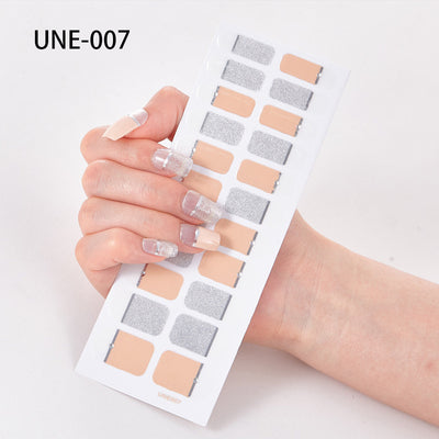 Pegatinas de Uñas 3D Navideñas Estilo Europeo - Impermeables y Desprendibles 22 Puntas - Image 7